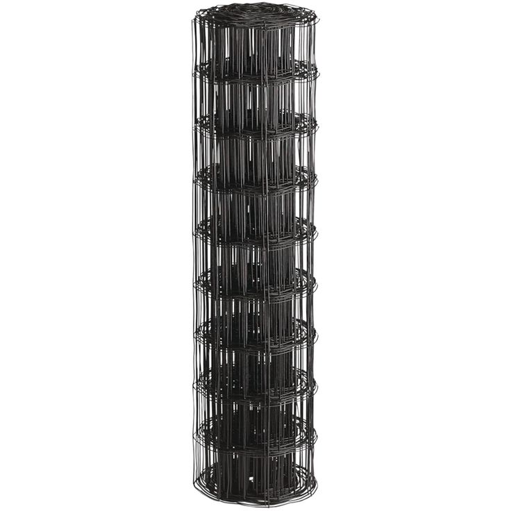 Puutarha-aita Hortus, 10x10cm, 0.9x25m, 0% PVC, musta