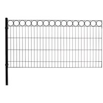 Paneeliaitasetin jatko-osa tarvikkeineen, musta, O -koristeella, 100 cm korkea, yksi moduuli