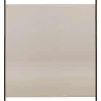 Lasipaneeli alumiinitolpille Hortus, 100 x 95 cm, musta lasi