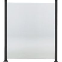 Lasikaidepaneeli Hortus alumiinitolpille, 100x80cm, kirkas lasi