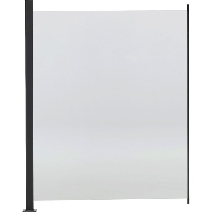 Lasipaneeliaitasetti Hortus, kirkas lasi 90x100cm, 1 moduuli (1 paneeli ja 1 tolppa 108cm)