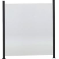 Lasipaneeliaitasetti Hortus, kirkas lasi 100x100cm, 6 moduulia (6 paneelia ja 7 tolppaa 108cm)