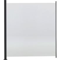 Lasipaneeliaitasetti Hortus, kirkas lasi 100x100cm, 1 moduuli (1 paneeli ja 1 tolppa 108cm)