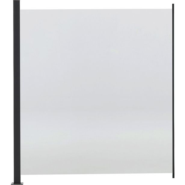 Lasipaneeliaitasetti Hortus, kirkas lasi 100x100cm, 1 moduuli (1 paneeli ja 1 tolppa 108cm)