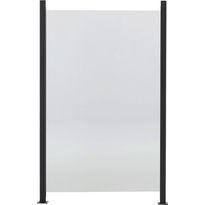 Lasipaneeliaitasetti Hortus, kirkas lasi 100x150cm, 3 moduulia (3 paneelia ja 4 tolppaa 158cm)