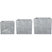 Neliöruukku art stone, Maud 270x330x370 mm muovi, eri värejä