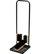 Rappuralli kenkäharja kahvalla Hortus, 310x900x280 mm musta alumiini