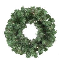 Joulukranssi Nordic Winter, Ø45cm, LED-valoilla