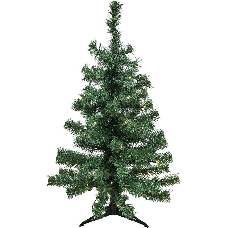 Tekojoulukuusi Nordic Winter Alex, 80cm, PVC, LED-valoilla, muovijalka