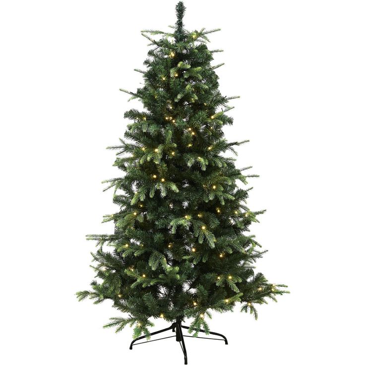 Tekojoulukuusi Nordic Winter Viga, 140cm, PE/PVC, LED-valoilla
