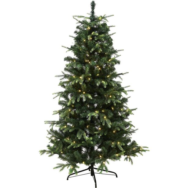 Tekojoulukuusi Nordic Winter Viga, 170cm, PE/PVC, LED-valoilla