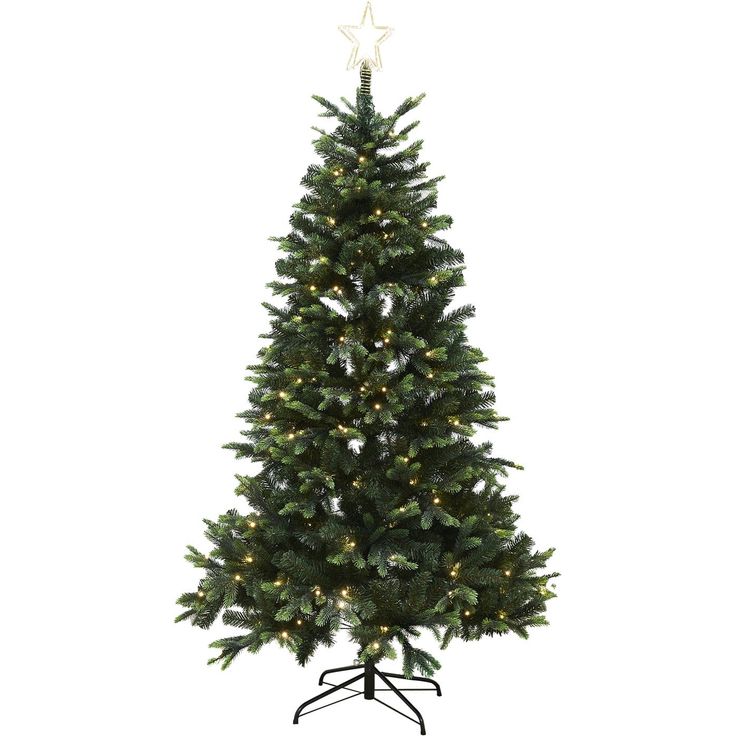 Tekojoulukuusi Nordic Winter Lifa, 150cm, PE/PVC, valoilla ja latvatähdellä