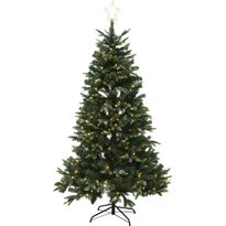 Tekojoulukuusi Nordic Winter Lifa, 260cm, PE/PVC, LED-valoilla ja latvatähdellä