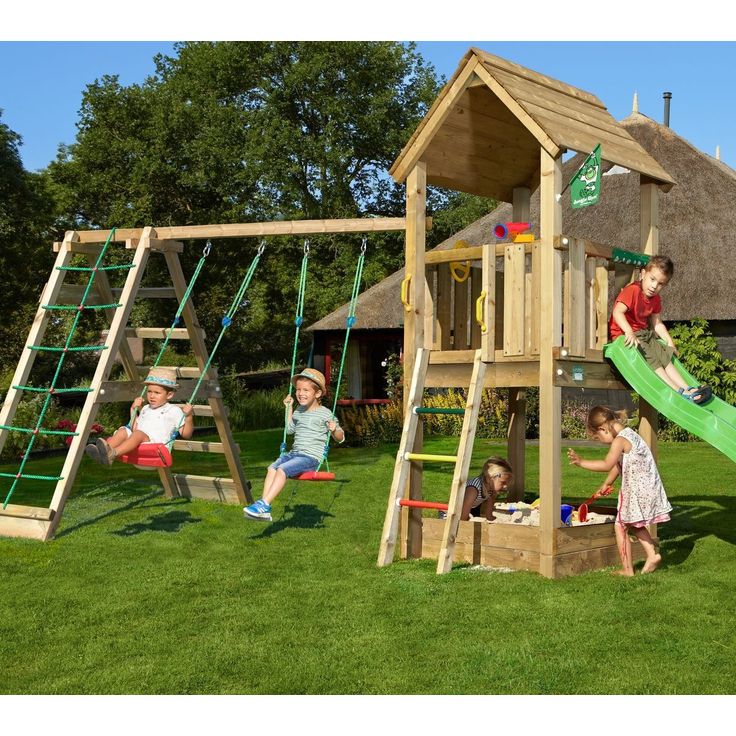 Leikkikeskus Jungle Gym Club ja Climb Module X'tra, sis. liukumäen