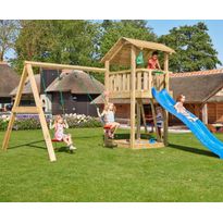 Leikkikeskus Jungle Gym Shelter ja Swing Module X&#039;tra, sis. liukumäen