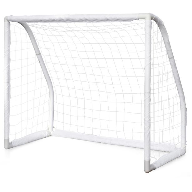 Jalkapallomaali Nordic Play Pro Goal, 1.65x1.35x0.76m, muovi, valkoinen