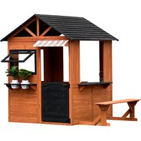 Leikkimökki Nordic Play Active, 170x154x126cm ruskea