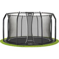 Trampoliini Salta Royal Baseground, Ø396cm, musta, sis. turvaverkko