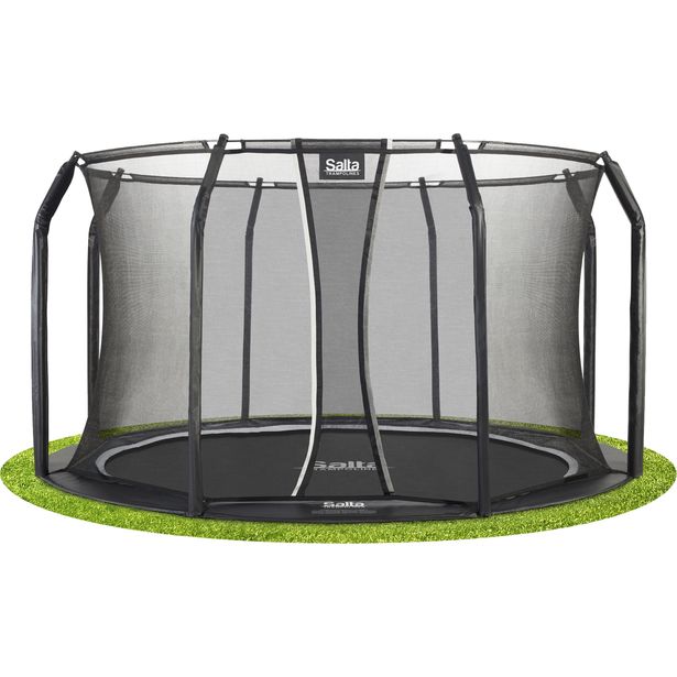 Trampoliini Salta Royal Baseground, Ø396cm, musta, sis. turvaverkko