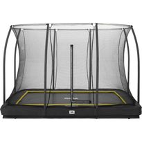 Trampoliini Salta Comfort Edition Inground, 214x305cm, musta, sis. turvaverkko