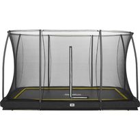 Trampoliini Salta Comfort Edition Inground, 244x366cm, musta, sis. turvaverkko