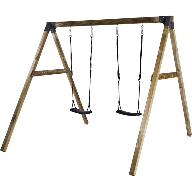 Keinuteline kahdella keinuistuimella NORDIC PLAY Active