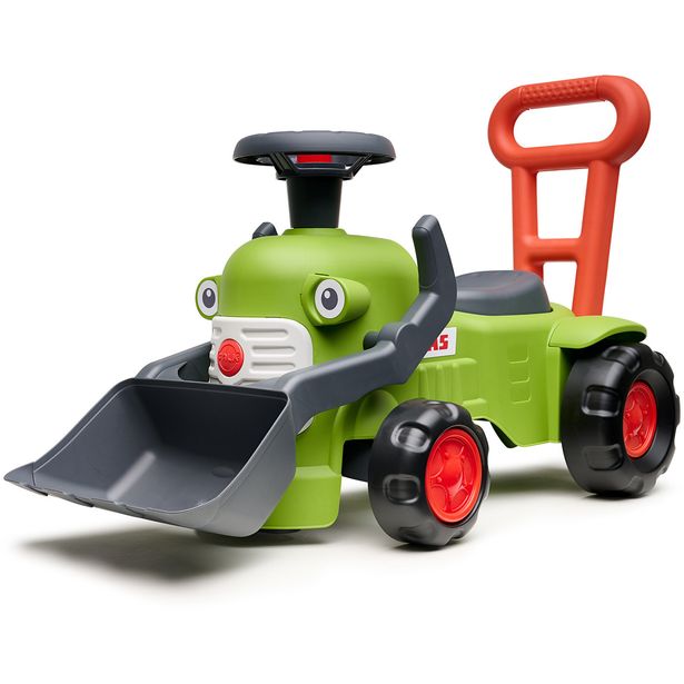 Potkutraktori ohjauspyörällä, äänimerkki ja työntökahva Claas Vintage FALK