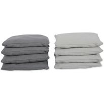 Heittopusseja Cornhole peliin Nordic Games, 150x150 mm harmaa purjekangas