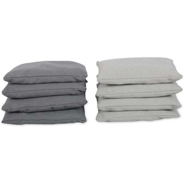 Heittopusseja Cornhole peliin Nordic Games, 150x150 mm harmaa purjekangas