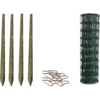 Puutarha-aitapaketti Hortus 80cm 5x10 25m sis, tolpat vihreä