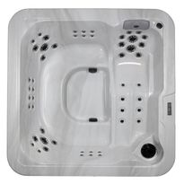 Ulkoporeallas Comfort Garden Stella, 6 hlöä, 52 suutinta, harmaa/vaalea marmori, pieni vaurio, Verkkokaupan poistotuote