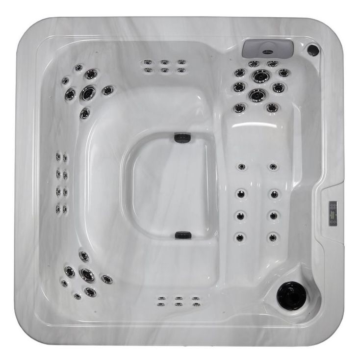 Ulkoporeallas Comfort Garden Stella, 6 hlöä, 52 suutinta, harmaa/vaalea marmori