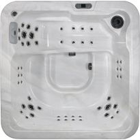 Ulkoporeallas Comfort Garden Stella, 6 hlöä, 52 suutinta, harmaa/vaalea marmori