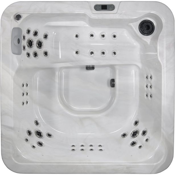 Ulkoporeallas Comfort Garden Stella, 6 hlöä, 52 suutinta, harmaa/vaalea marmori
