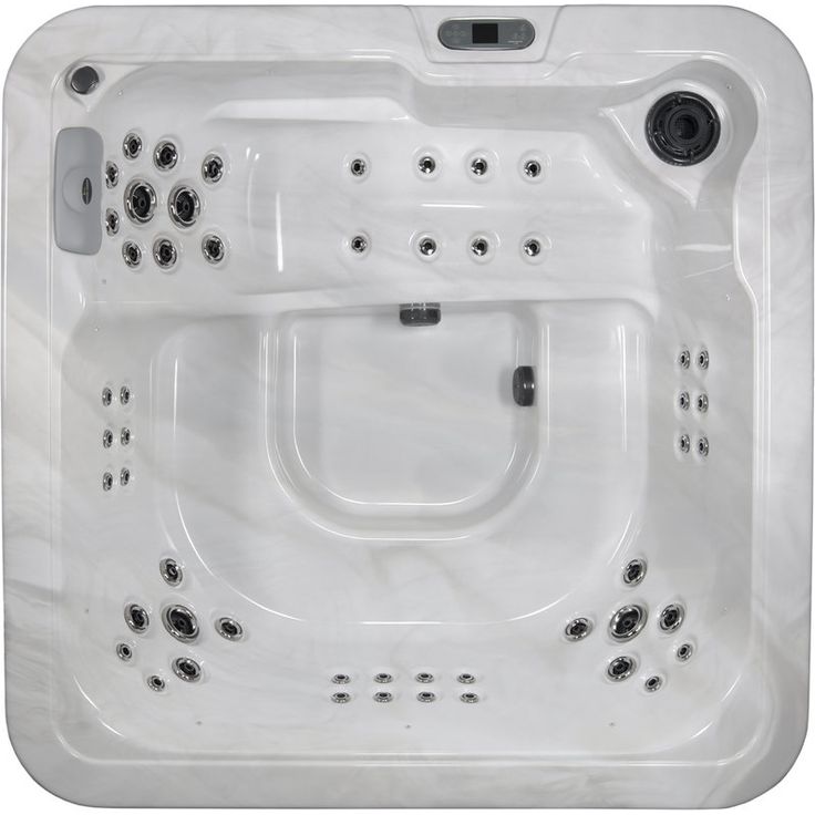Ulkoporeallas Comfort Garden Stella, 6 hlöä, 52 suutinta, harmaa/vaalea marmori