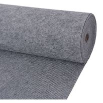 Näyttely rihmamatto 1,6x15 m harmaa