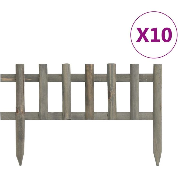 Nurmikonreunukset kuusi 4 4m 10kpl