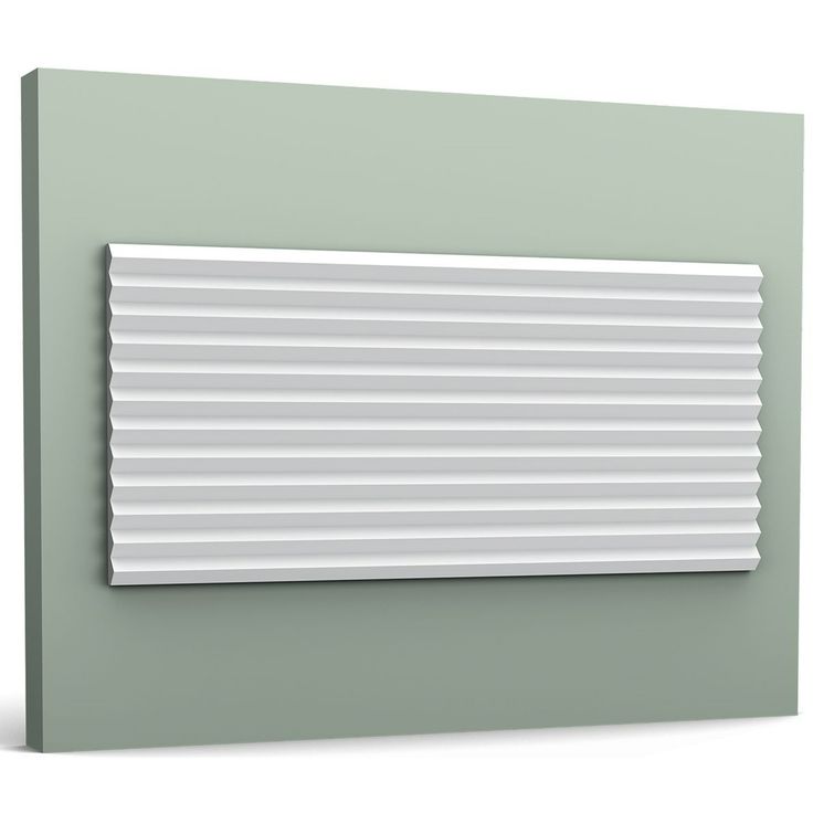 Seinäpaneeli Orac Decor W108, 18x250x2000mm, polyuretaani, valkoinen