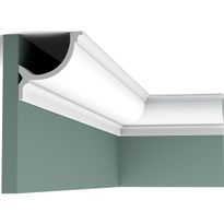 Kattolista Orac Decor C902, 103x103x2000mm, polyuretaani, valkoinen