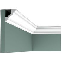 Kattolista Orac Decor CX110, 41x45x2000mm, polystyreeni, valkoinen