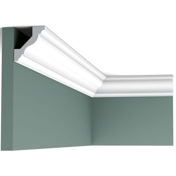 Kattolista Orac Decor CX110, 41x45x2000mm, polystyreeni, valkoinen