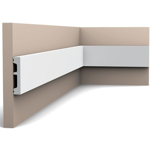 Koristelista Orac Decor SX157, 13x66x2000mm, polystyreeni, valkoinen