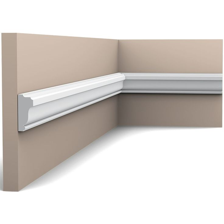 Seinälista Orac Decor PX117, 15x35x2000mm, polystyreeni, valkoinen