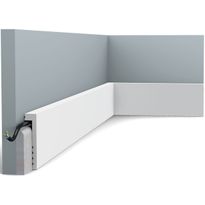 Peitejalkalista Orac Decor SX171, 22x100x2000mm, polystyreeni, valkoinen