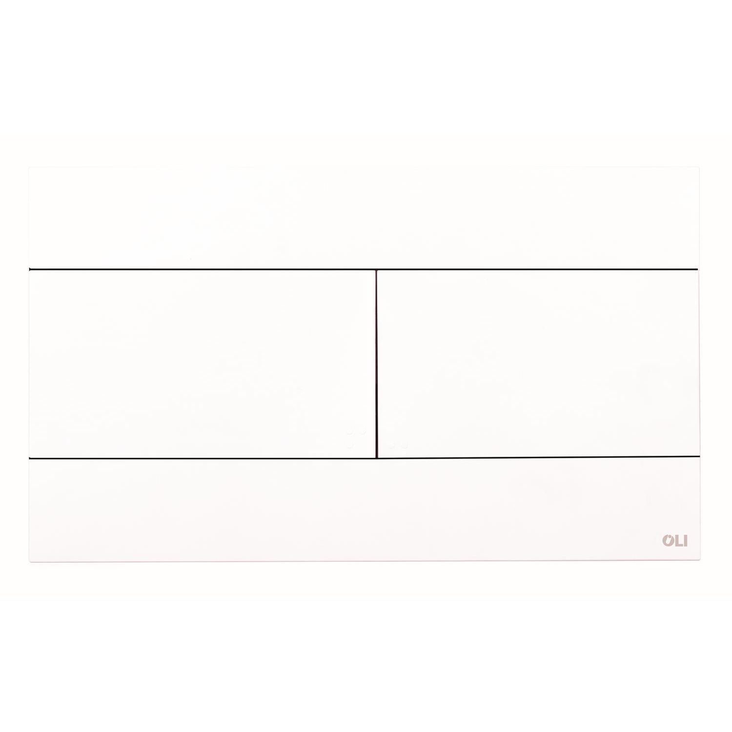 Huuhtelupainike OLI Slim, valkoinen