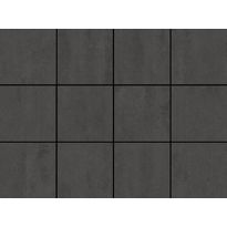 Lattialaatta LPC Minimal Dark Grey, 10x10cm, liimatäpläarkki, harmaa