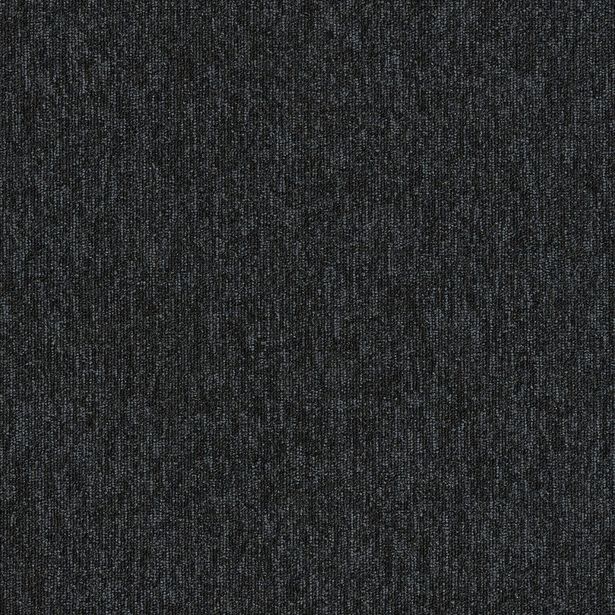 Tekstiililaatta Interface Output Loop 4219008 Charcoal, 50x50cm, musta
