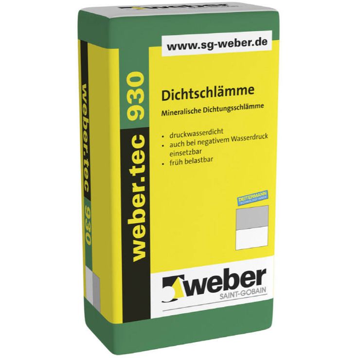 Vedeneristyslaasti Weber Tec 930 25 kg