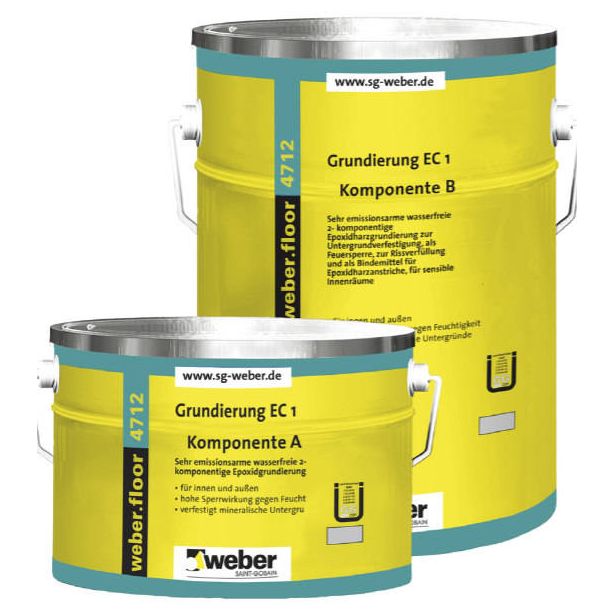 Tiivistysepoksi Weber Floor 4712 10 kg