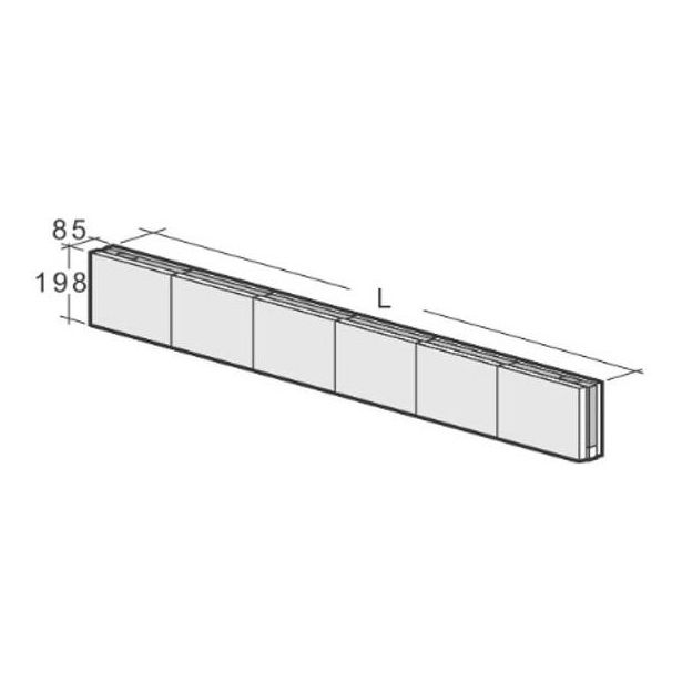 Väliseinäpalkki Kahi VHR 1500x85x98 mm